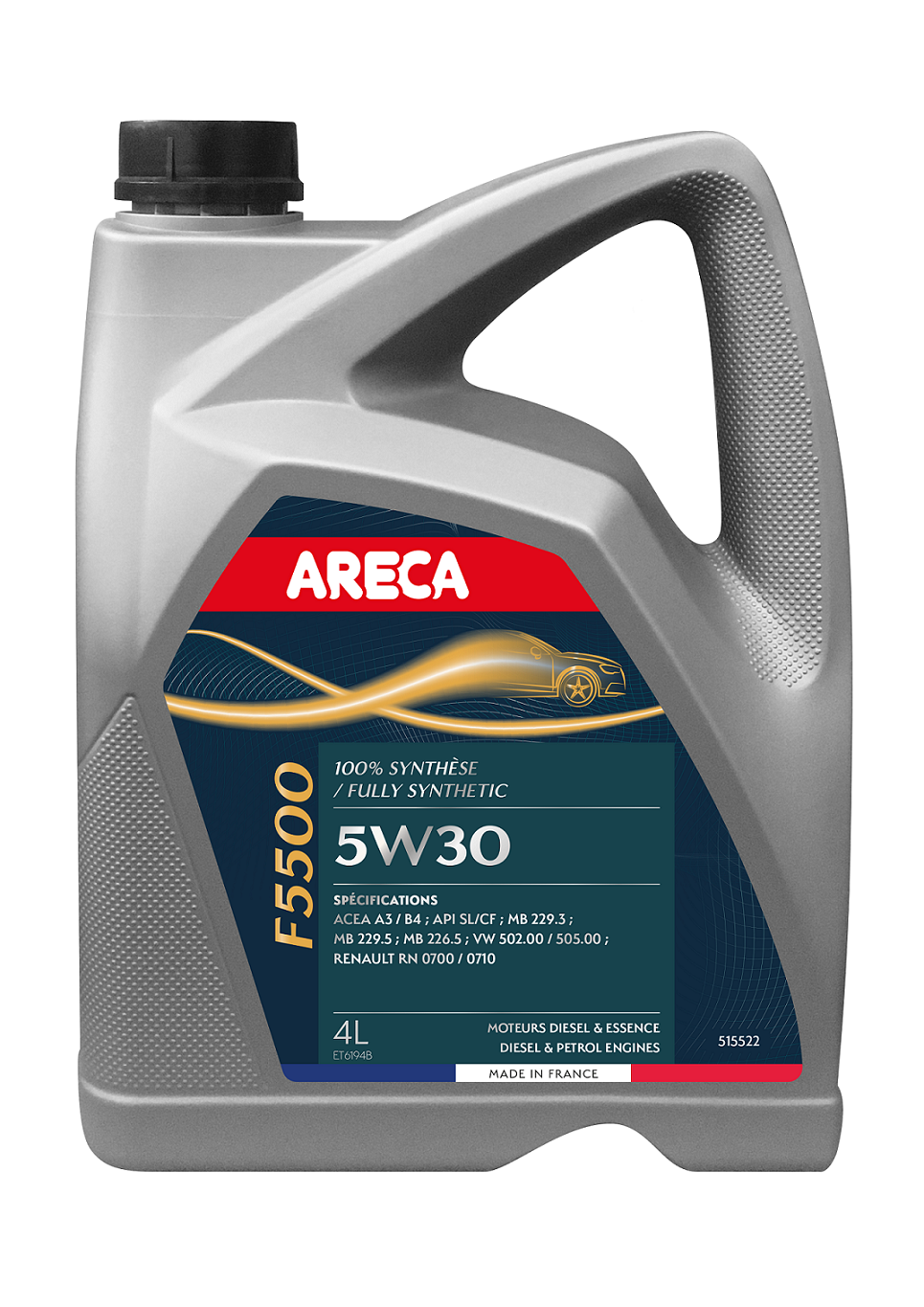 Олива моторна ARECA F5500 5W-30 4 л